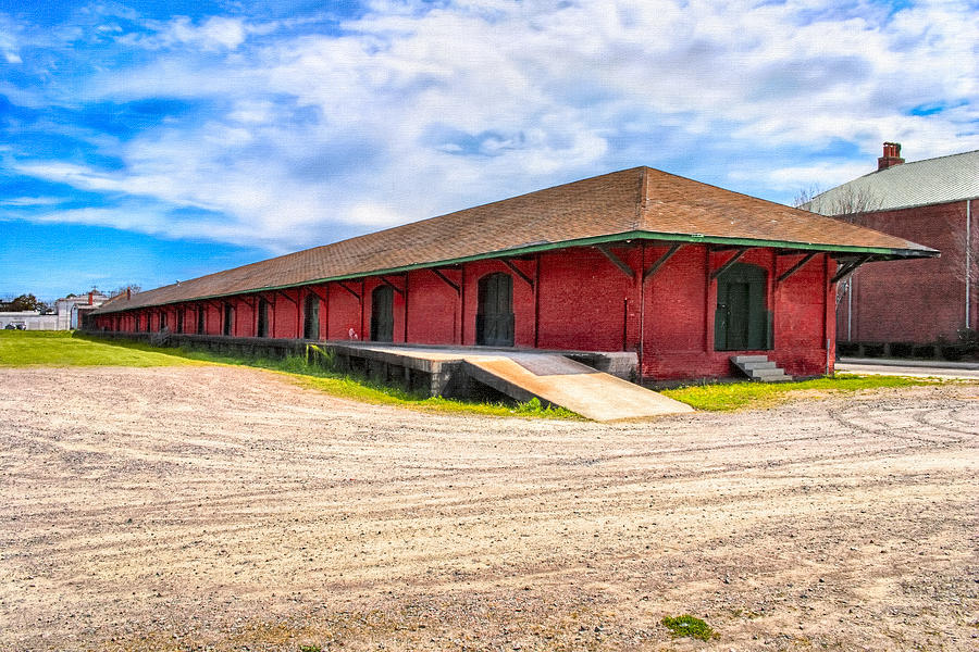 Augusta Photograph - Augustas Old Southern Railway Freight Depot by Mark Tisdale