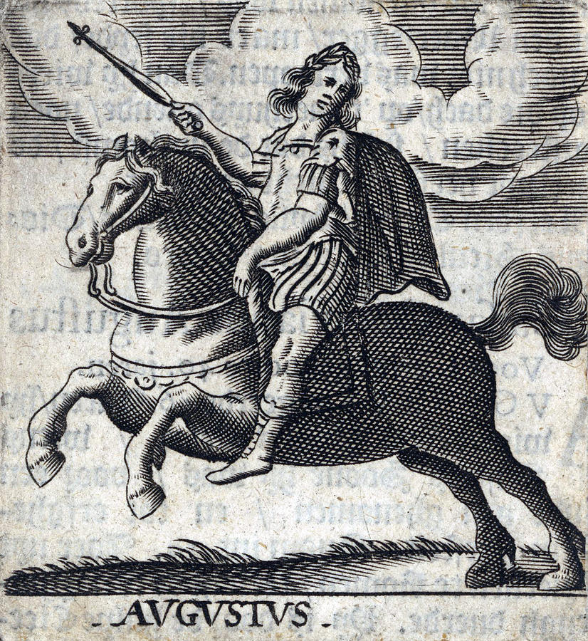 Augustus, 1st Emperor Of Rome Photograph by Folger Shakespeare Library