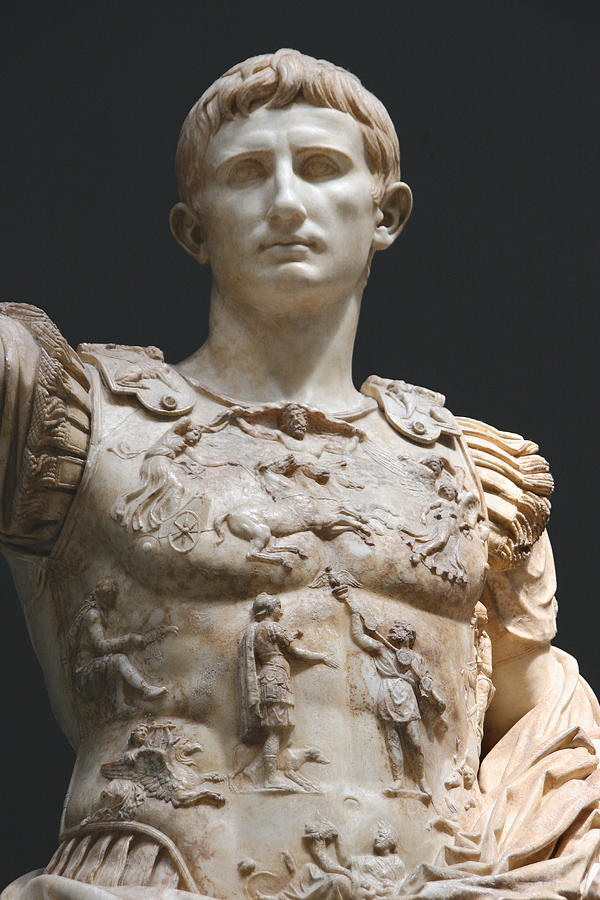 Augustus Prima Porta. Vatican Museums Photograph by Bridgeman Images