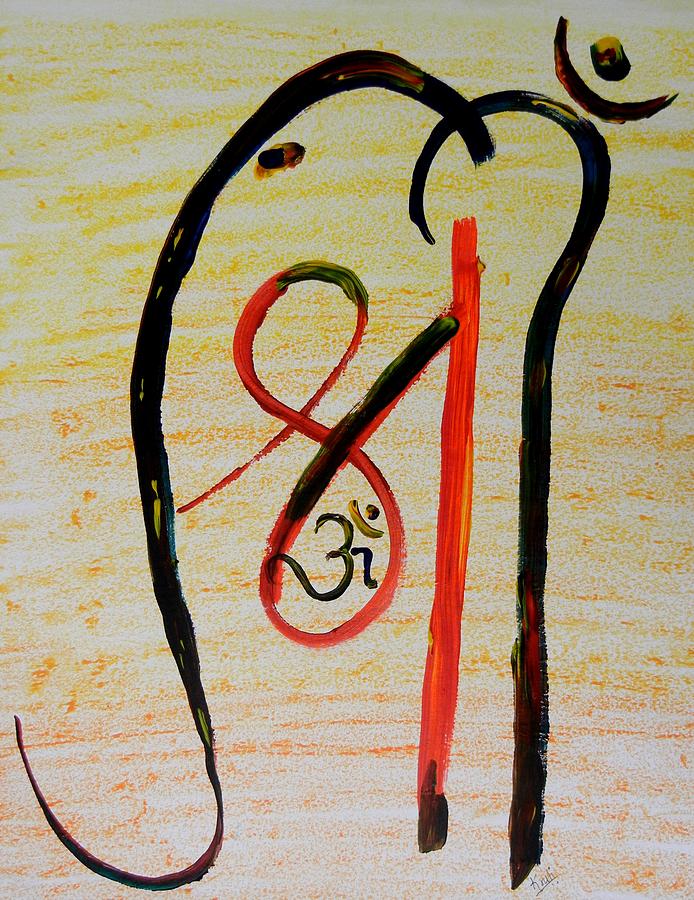 Aum Shri Ganesh Painting