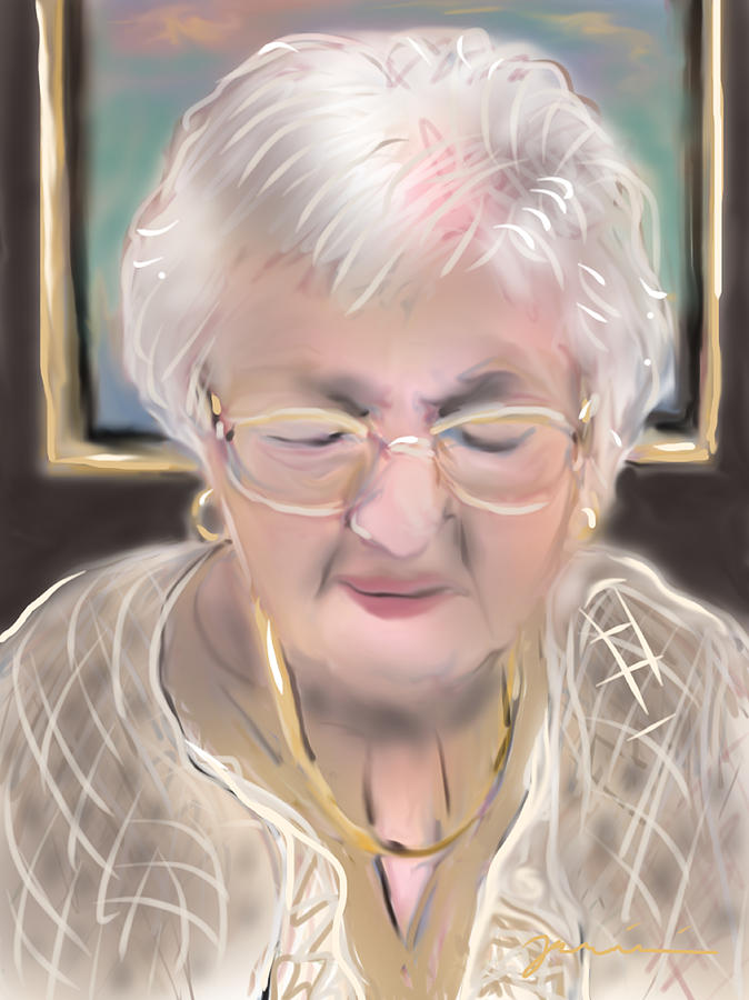 Aunt Helen Painting by Jean Pacheco Ravinski