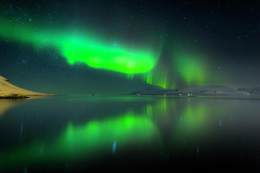 Aurora Borealis Or Northern Lights Over Photograph by Arctic-images