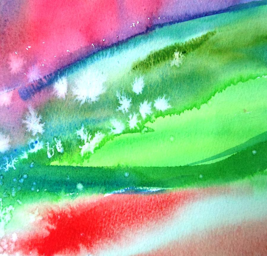 Aurora Borealis Painting by Trudi Doyle