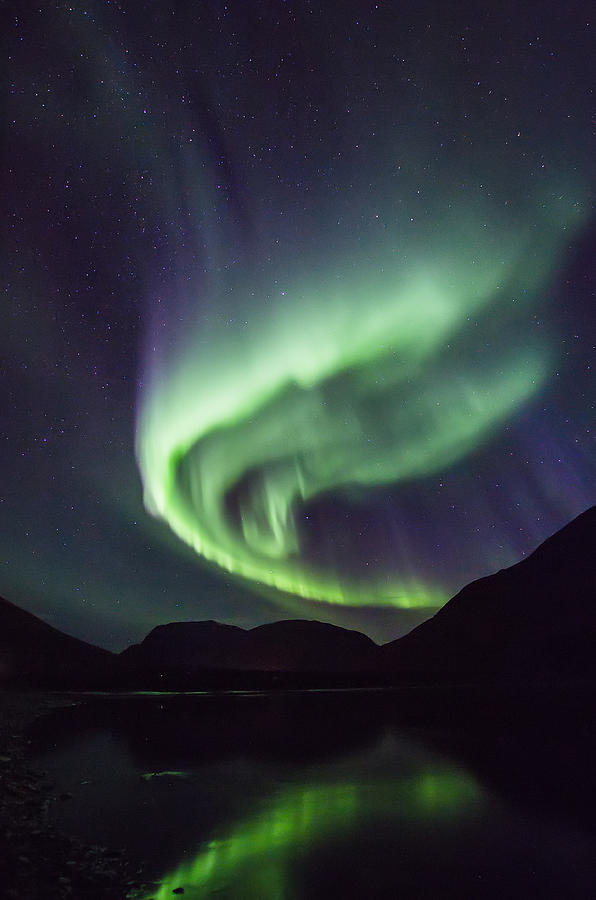 Aurora dancing Photograph by Tom Kiil - Fine Art America
