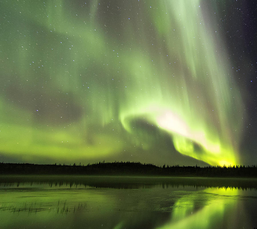 Nature Photograph - Aurora Explosion by Valerie Ann Pond