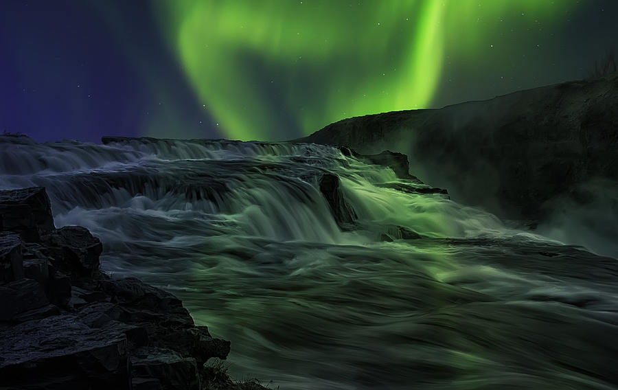 Aurora Falls Photograph by Wade Aiken