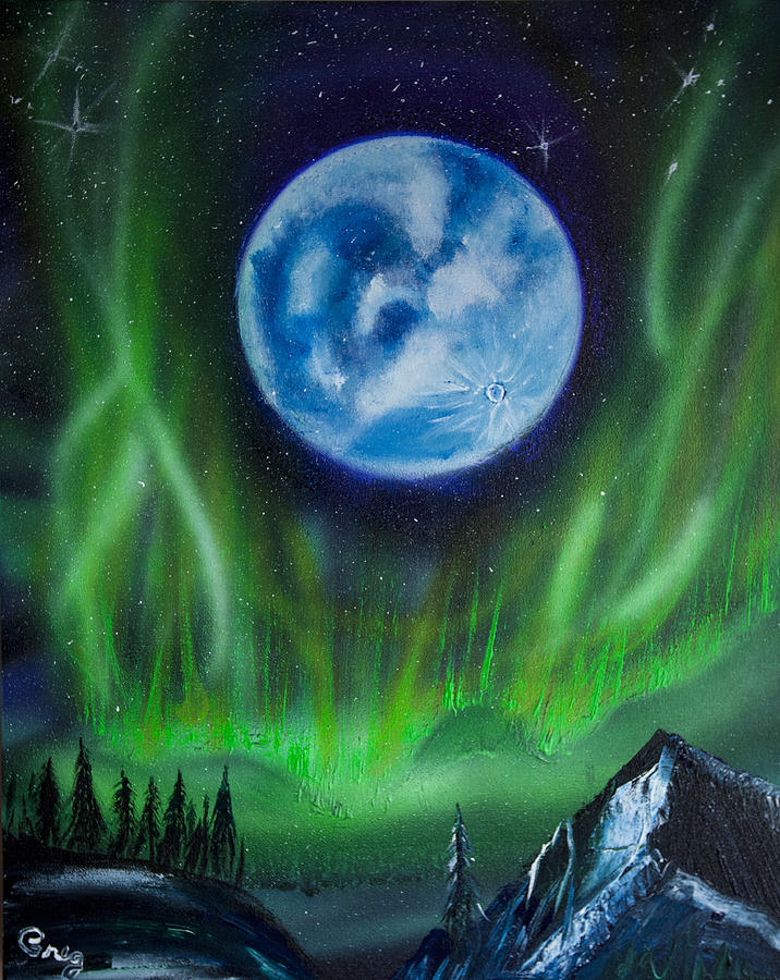 Aurora Mystery Painting by Greg Ducharme - Fine Art America