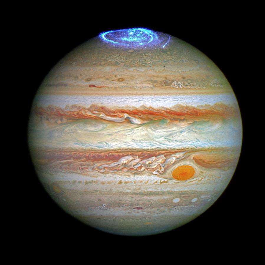 Aurora On Jupiter Photograph by Nasa/esa/stsci/science Photo Library
