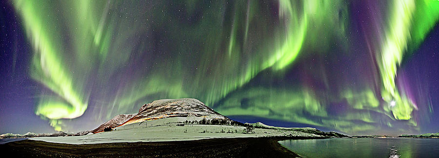 Aurora Panorama Photograph by By Frank Olsen, Norway