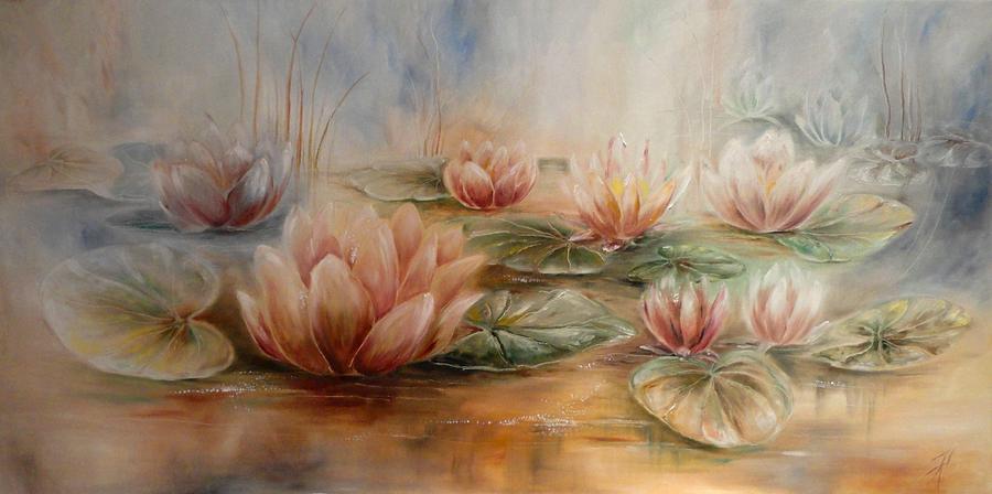 Flower Painting - Ausra Arts 3 by Ausra Jankauskiene