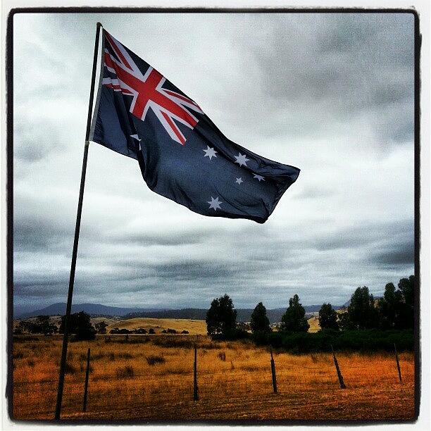 Aussie Aussie Aussie!! Happy Australia Photograph by Troy Bradshaw