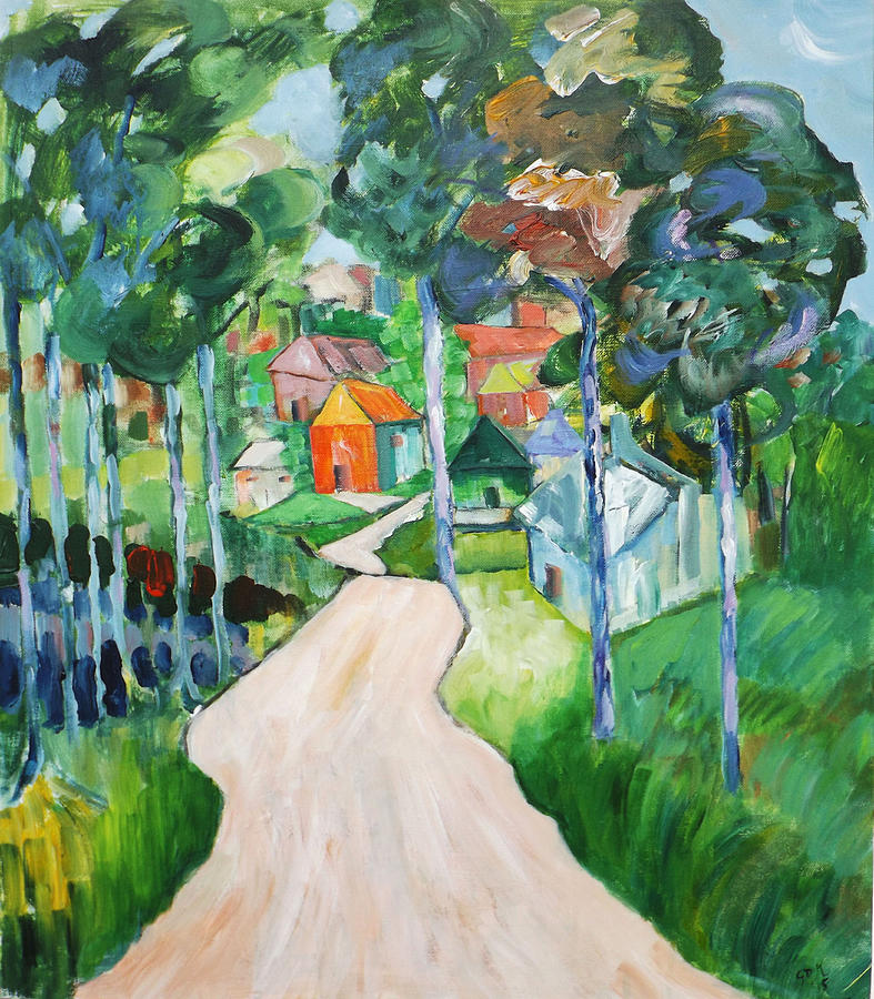 Aussie Countryside Painting by Gloria Dietz-Kiebron
