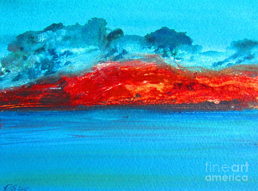 Aussie Outback Painting by Roberto Gagliardi
