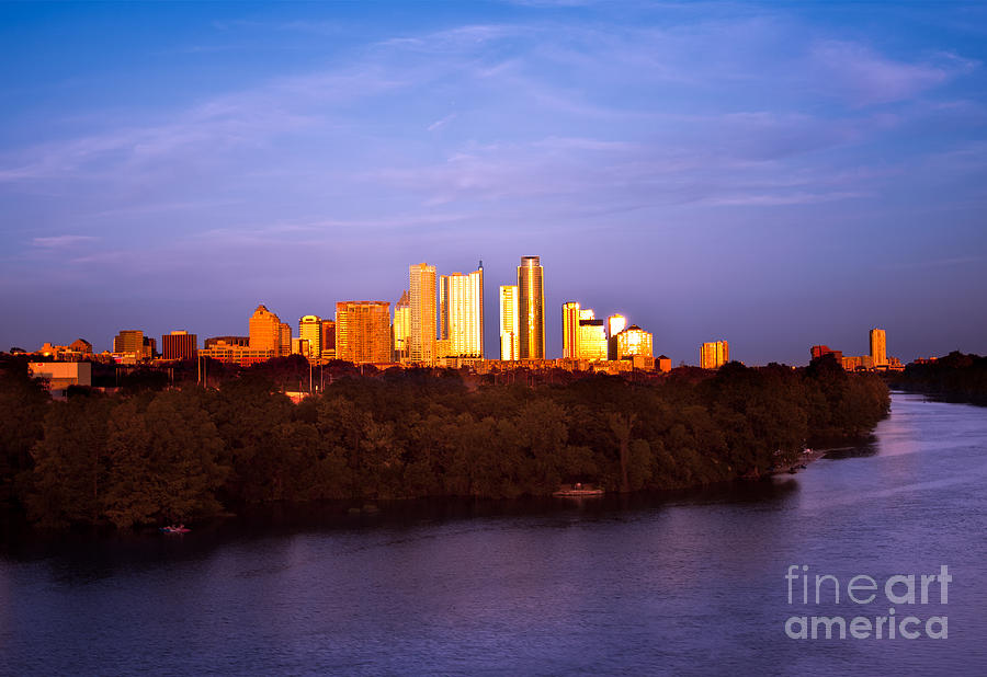 Sunset Photograph - Austin At Last Light by Randy Smith
