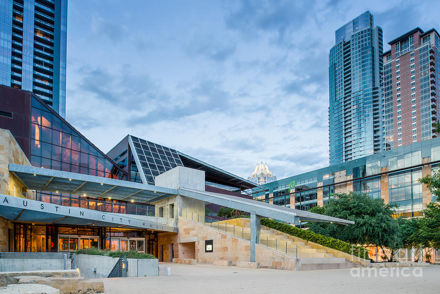 Austin City Hall Photograph by Bee Creek Photography - Tod and Cynthia ...