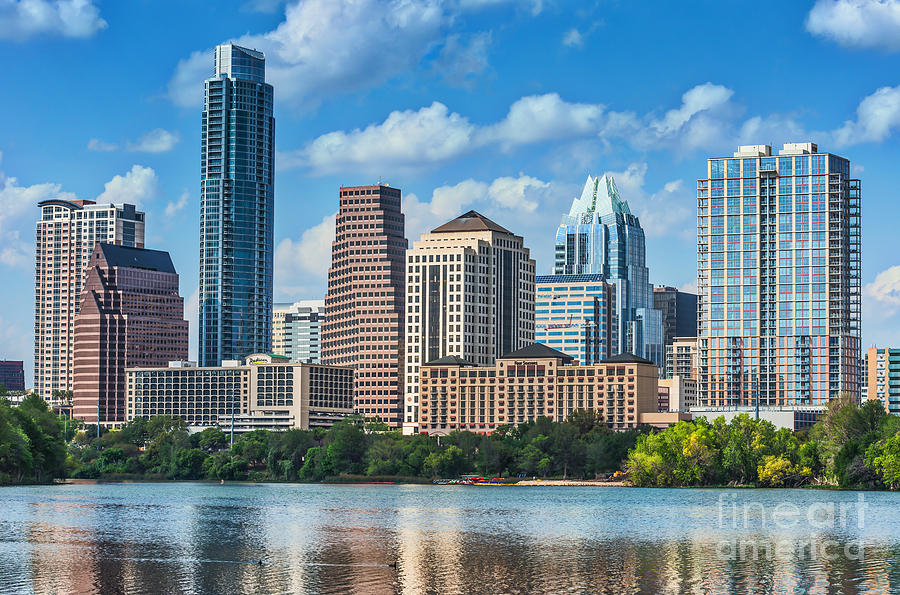 Austin Daytime Skyline Photograph by Tod and Cynthia Grubbs