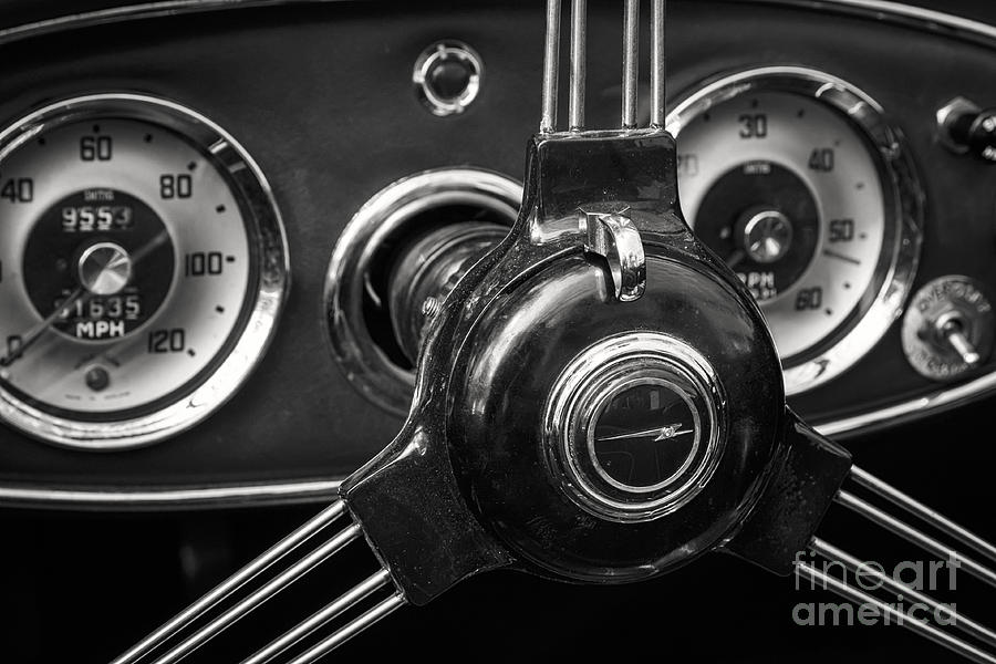 Austin Healey 3000 Steering Photograph by Dennis Hedberg