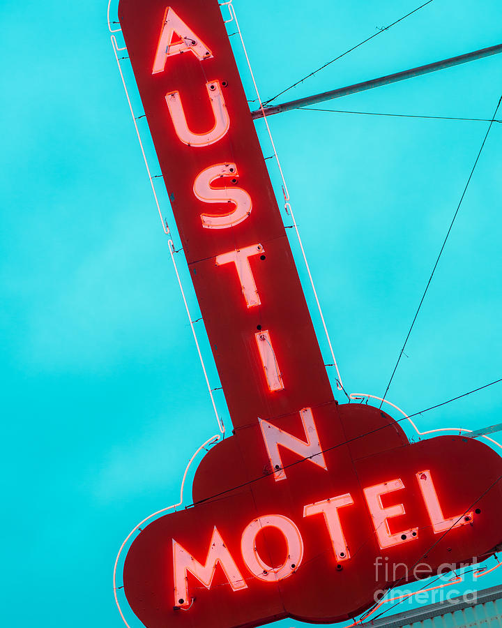 Austin Motel Sign Photograph by Sonja Quintero