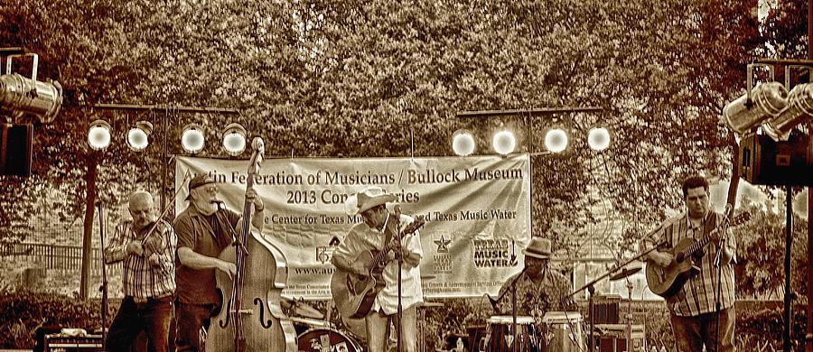 Austin Musicians at Bob Bullock Photograph by Kristina Deane