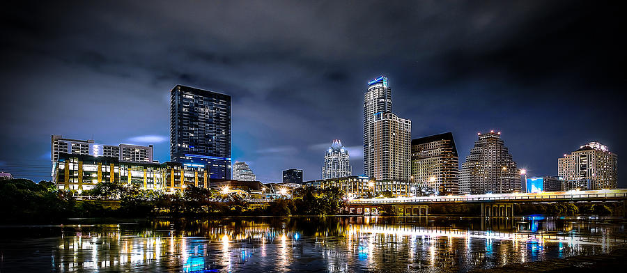 Austin Skyline HDR Photograph by David Morefield
