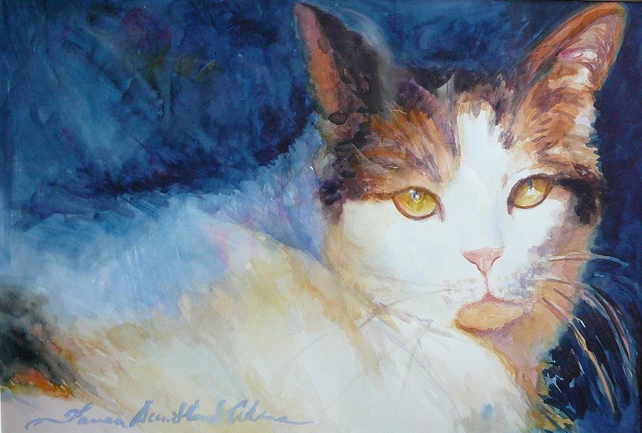 Cat Painting - Austin by Tamara Scantland Adams