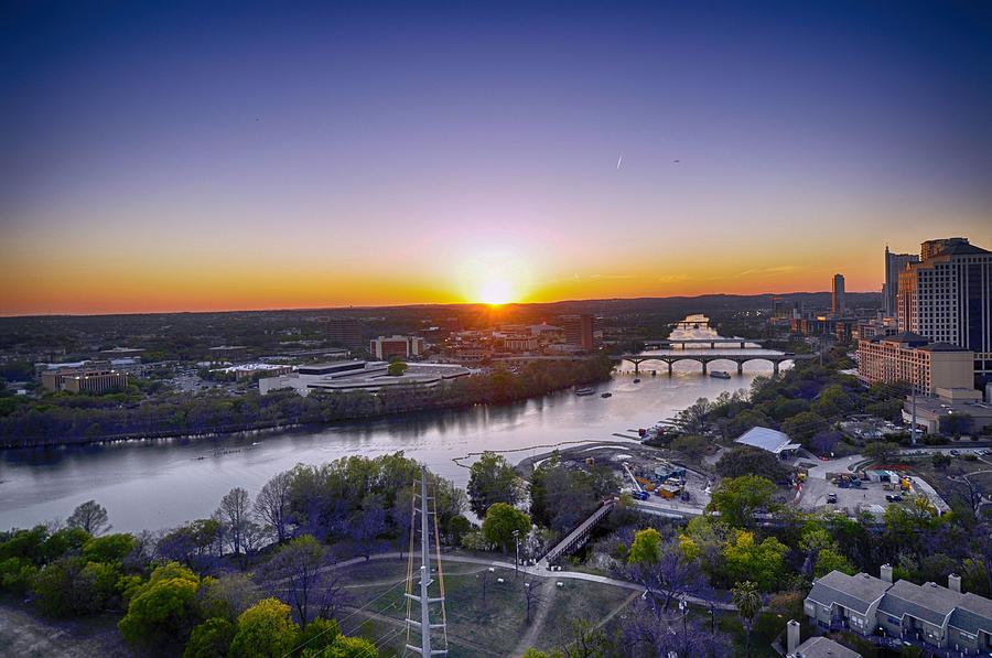 Austin Texas Sunset Hour Photograph by Kristina Deane