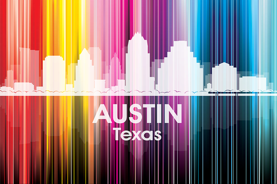 Austin TX 2 Digital Art by Angelina Tamez