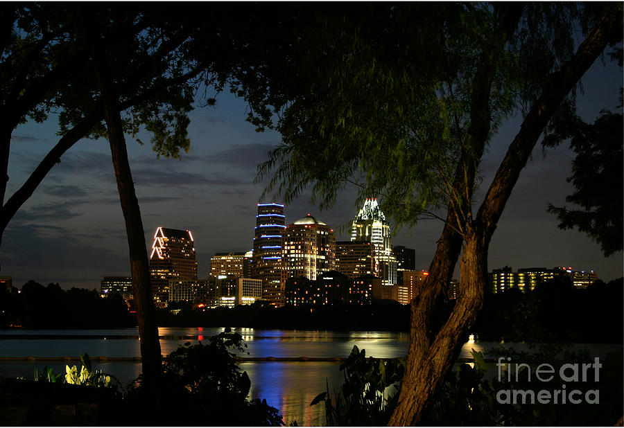 Austin Photograph - Austin Wooded Skyline by Randy Smith