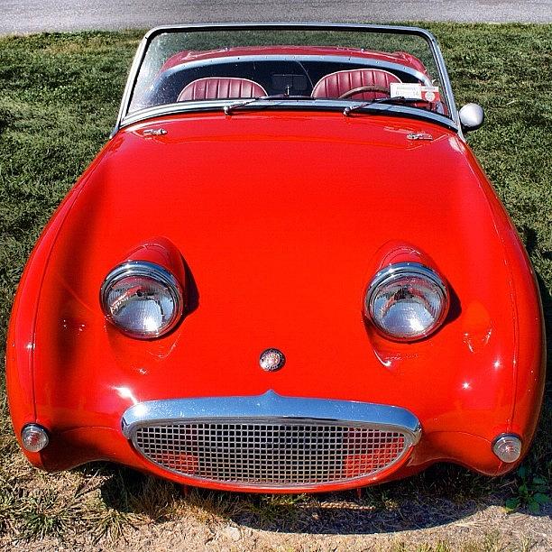Vintage Photograph - #austinhealey #sprite by Motorsports The Real