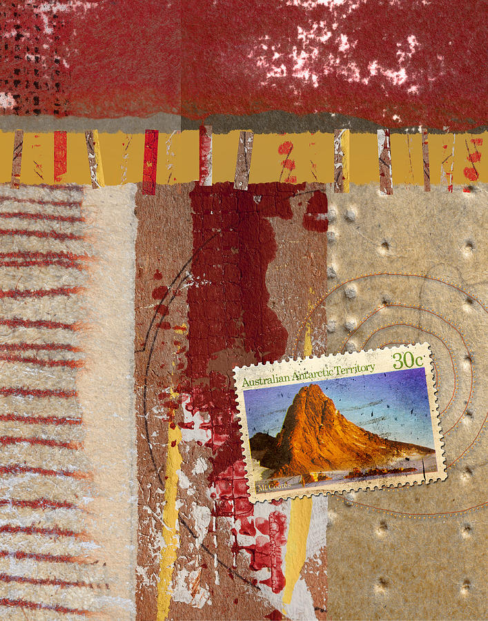Australia Mixed Media - Australia Antarctic Territory by Carol Leigh Australia Mixed Media - Australia Antarctic Territory by Carol Leigh
