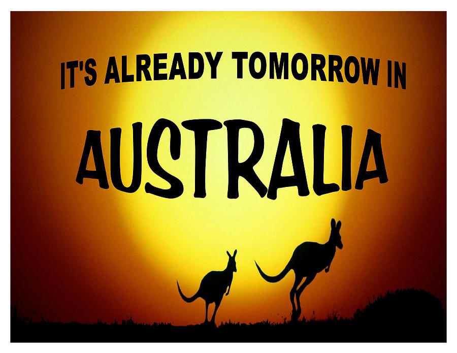 Australia Drawing - Australia by Bern Hopkins Australia Drawing - Australia by Bern Hopkins