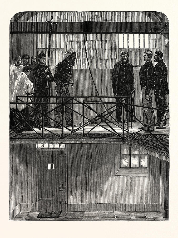 Australia Execution Of Ned Kelly At Melbourne Drawing by Australian