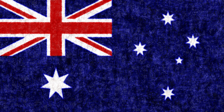 Australia Flag Batik Photograph by Kurt Van Wagner