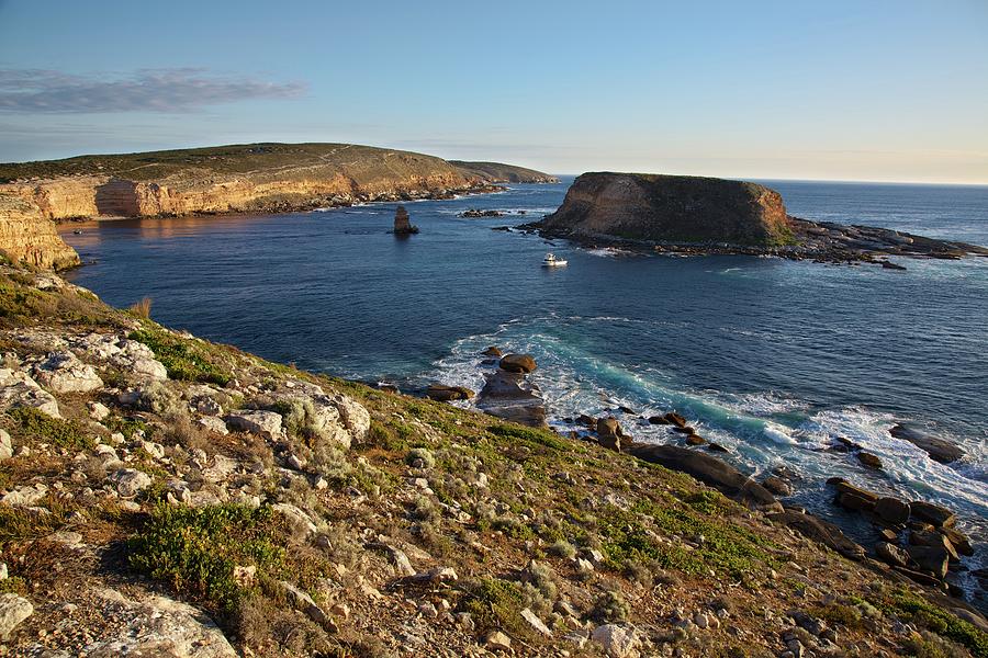 Australia, Rugged Coastline, Sunny Day Photograph by Bazz Hockaday Photoworks