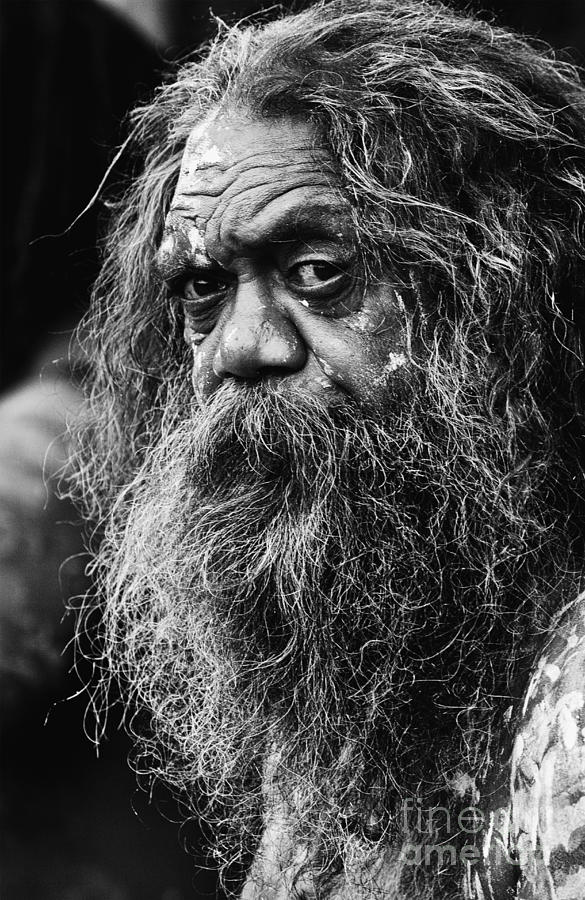Australian aboriginal busker Photograph by Sheila Smart Fine Art Photography