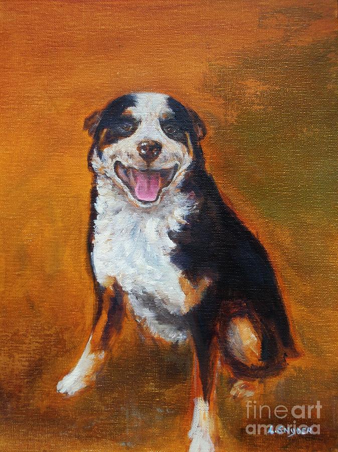 Australian Cattle Dog  Painting by Liz Snyder