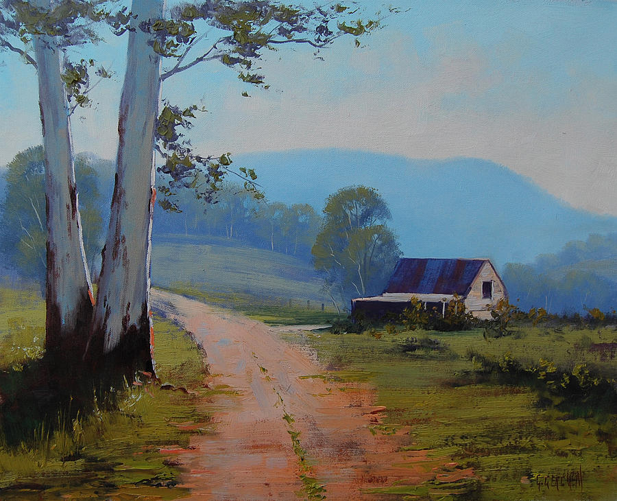 Australian Landscape Lithgow Painting