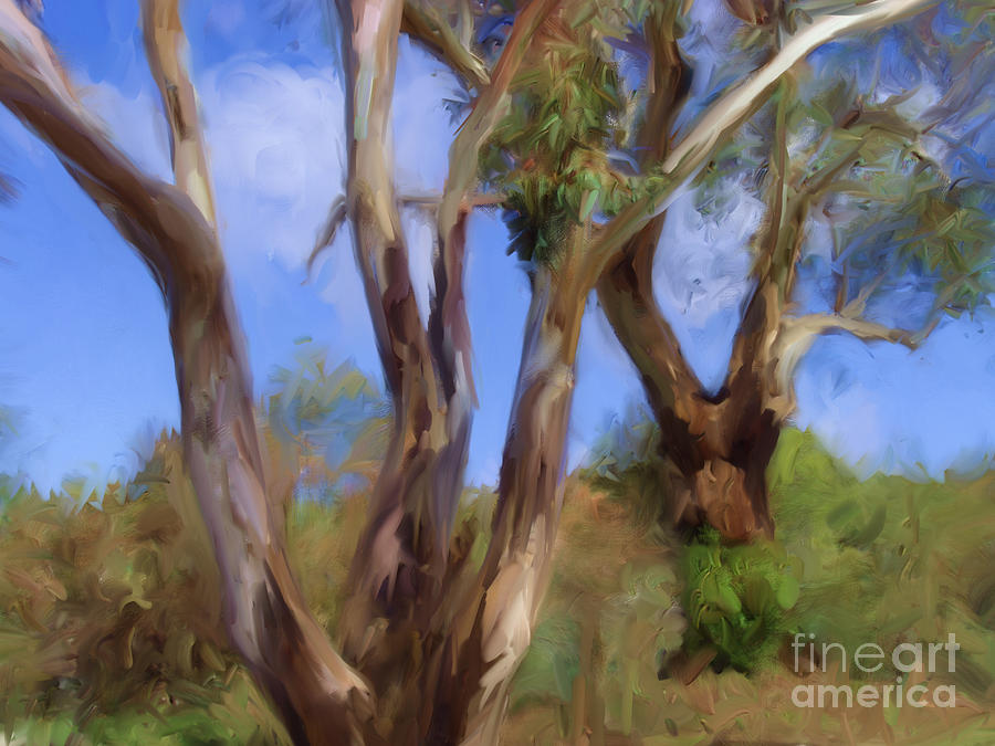 Australian Native Tree 13 Digital Art by Russell Kightley