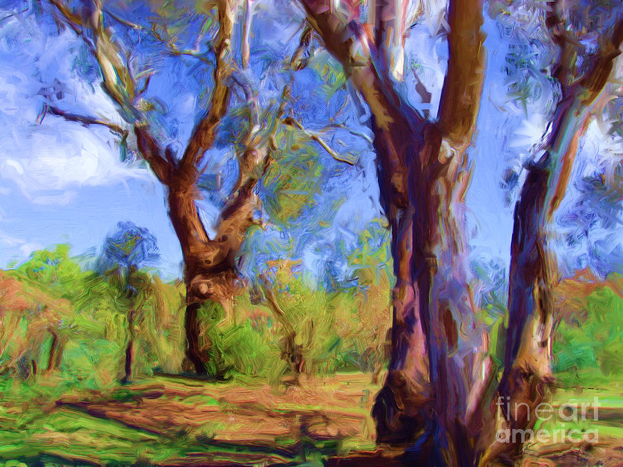 Australian Native Tree 2 Digital Art by Russell Kightley