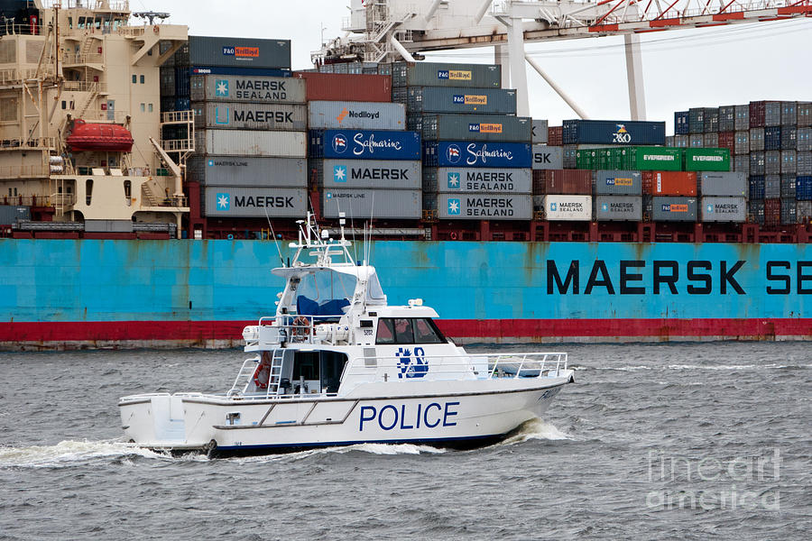Australian Police Patrol Boat Photograph by Rick Piper Photography