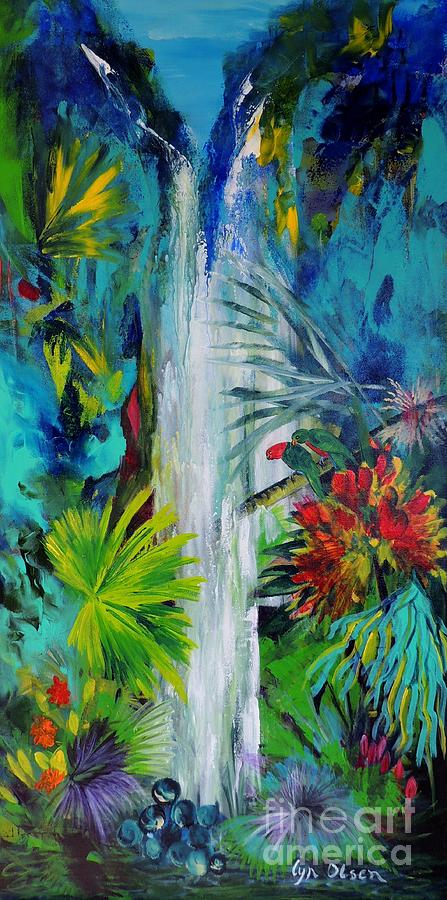 Australian Rainforest Painting by Lyn Olsen