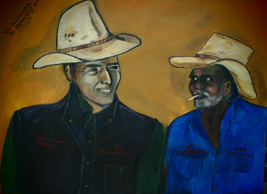 Australia Painting - Australian Stockmen by Penny Arnold