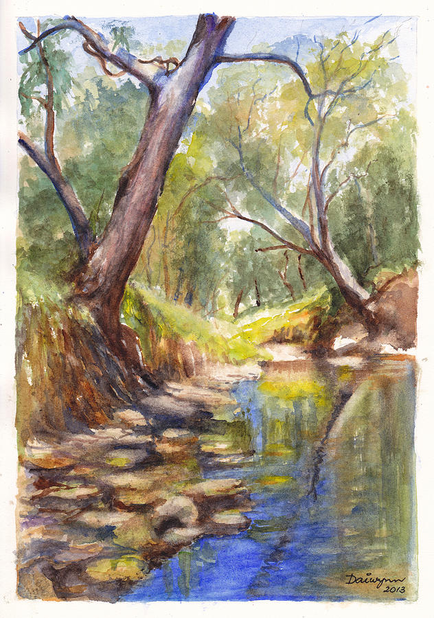 Australian Summer Painting by Dai Wynn