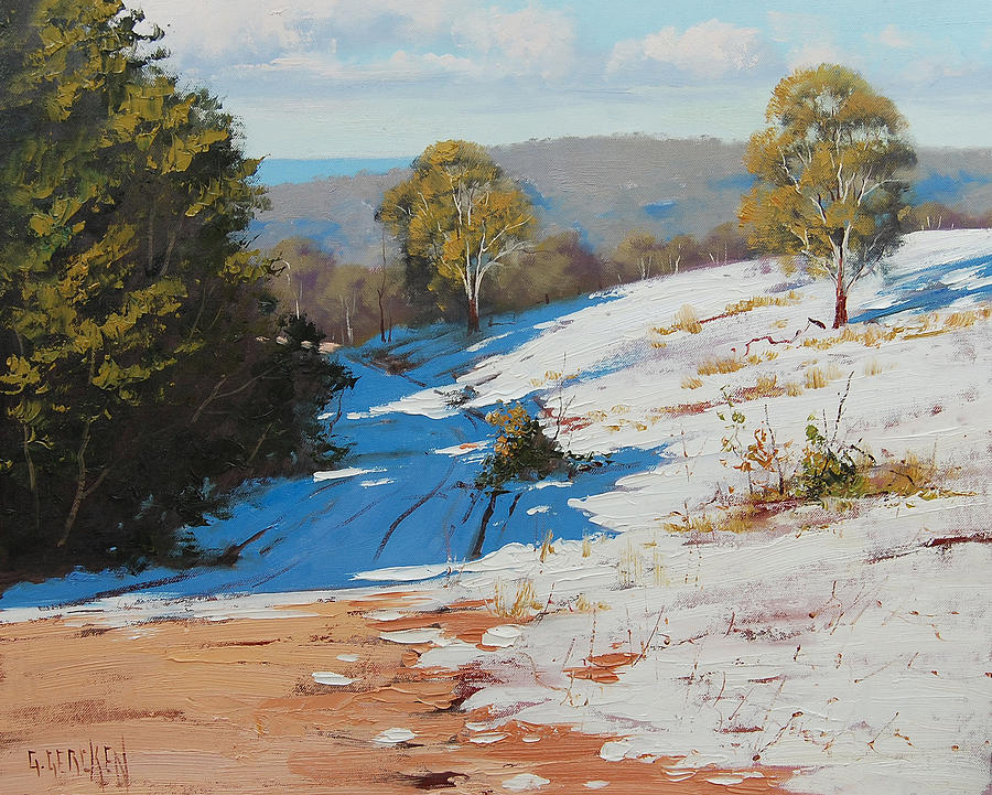 Australian Winter Snow Painting