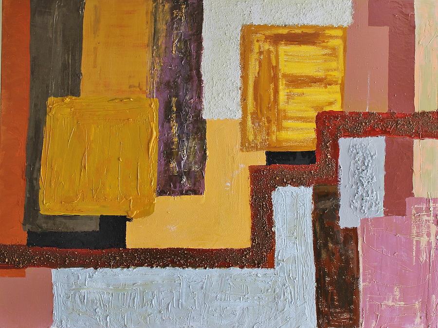 Abstract Painting - Australian Wood Stone and Clay by Mark Watson