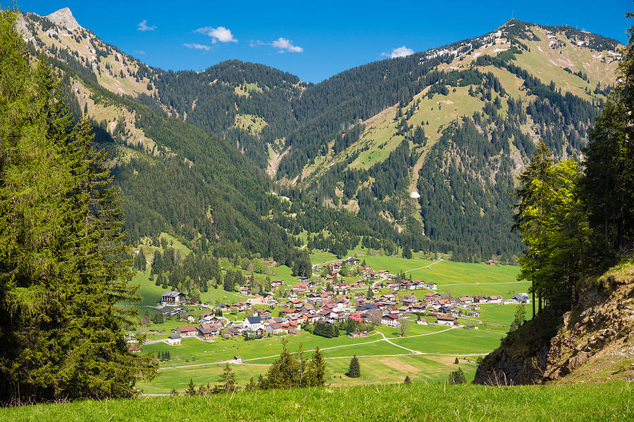 Austria Tannheimer Tal mountain landscape Photograph by Matthias Hauser