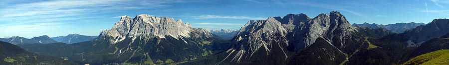 Austrian Alps Pano II Photograph by Matt Swinden