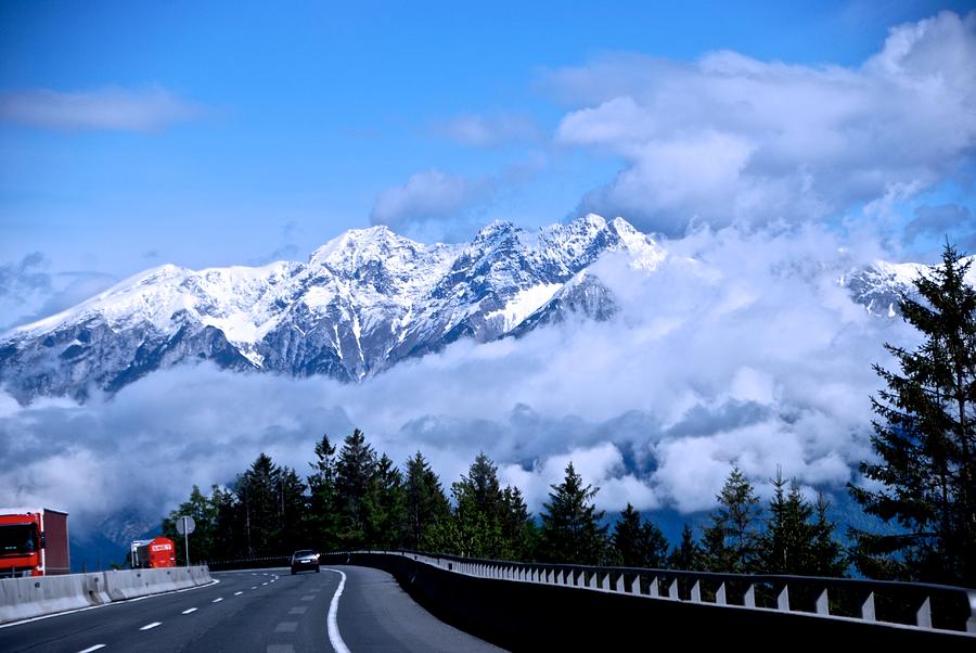 Austrian Highway Photograph by Eric Tressler