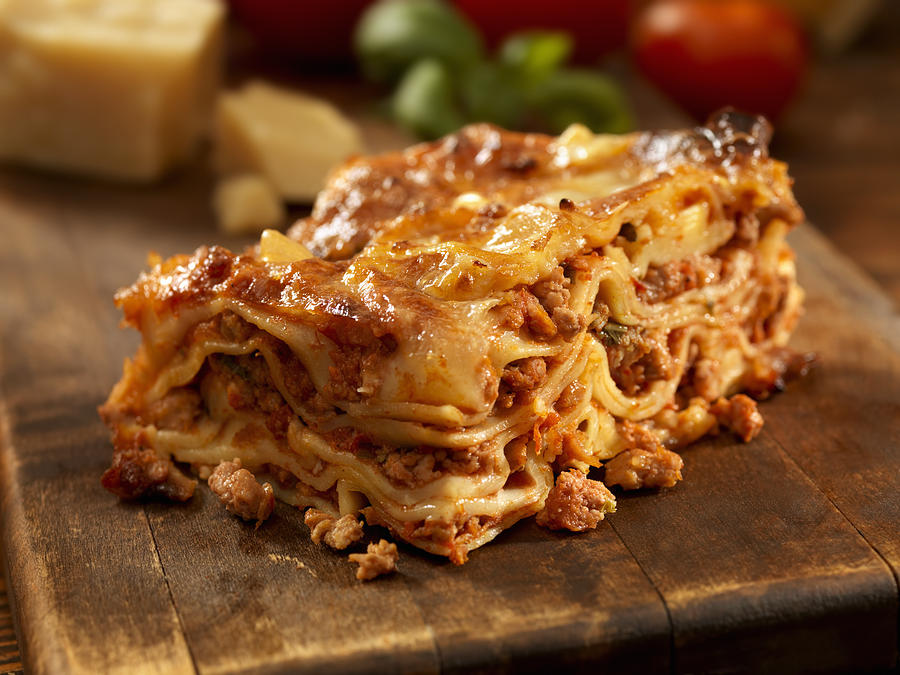 Authentic Italian Meat Lasagna Photograph by LauriPatterson