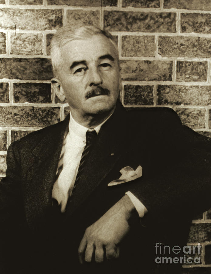 Author William Faulkner 1954 Photograph by Padre Art